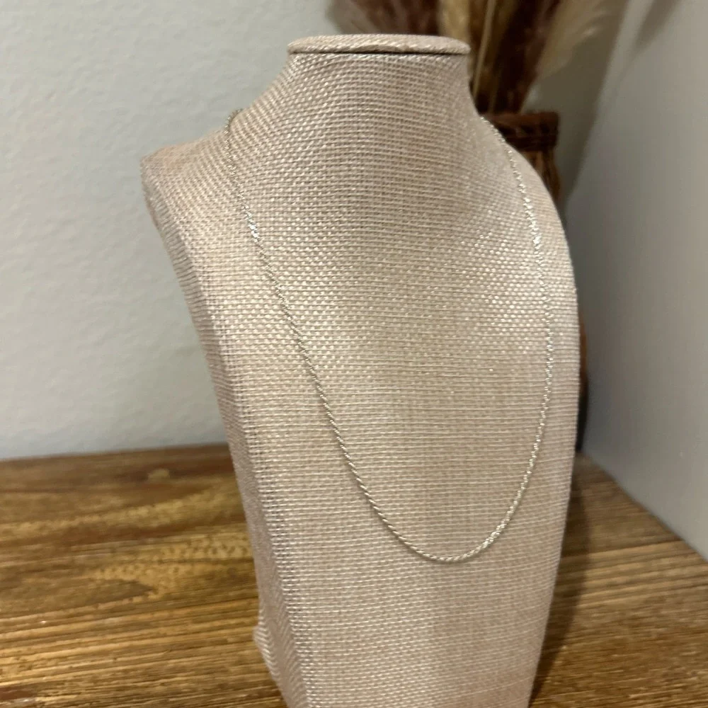 925 Sterling Silver Rope Chain Necklace